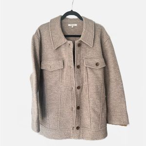 Boiled Wool Bridgman Sweater-Jacket Madewell XL Like New Condition